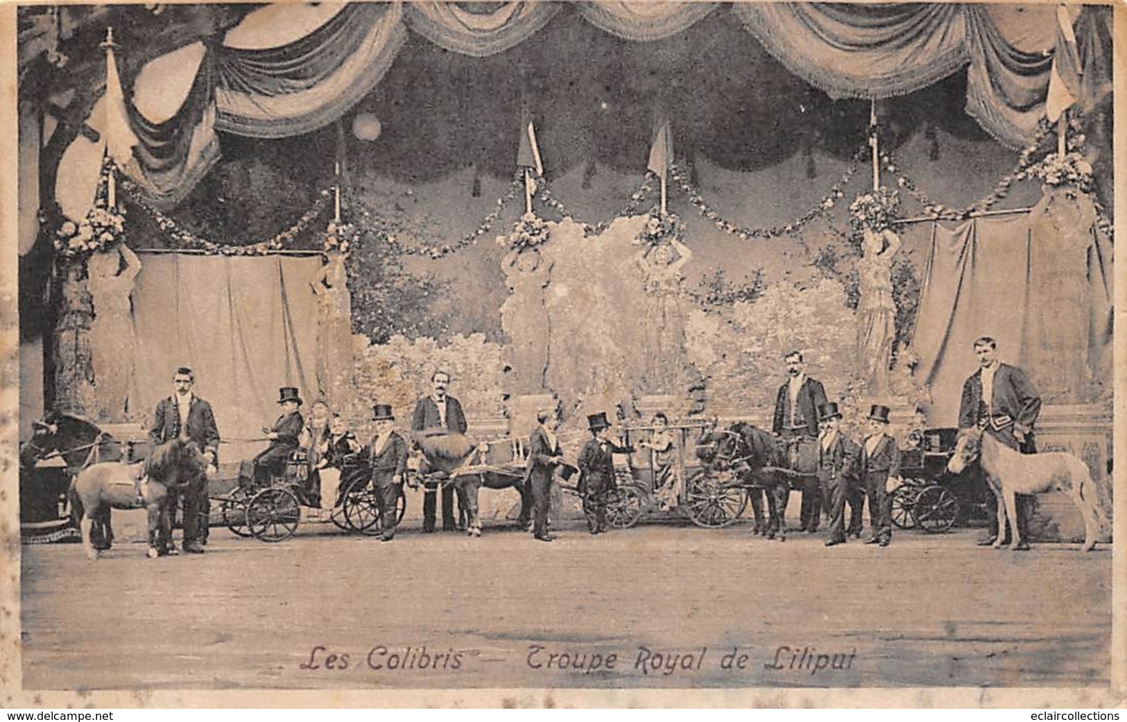 Thème:     Cirque.   .Les Colibris Troupe Royale De Liliput     (Voir Scan) - Circus