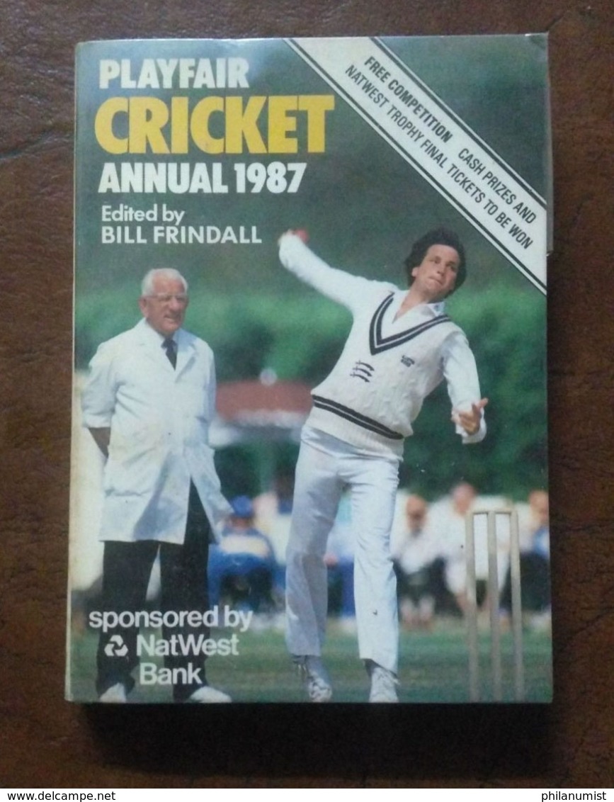 PLAYFAIR CRICKET ANNUAL 1987 LOOK !! - 1950-Aujourd'hui