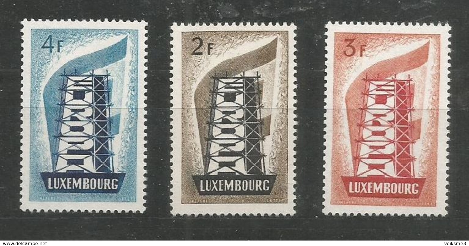 LUXEMBOURG - MNH - Europa-CEPT - Architecture - 1956 - 1956