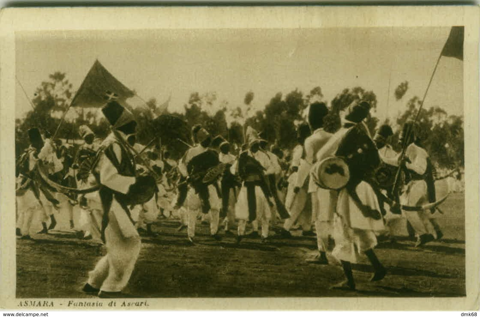 AFRICA - ERITREA - ASMARA - FANTASIA DI ASCARI - 1930s (BG4324) - Eritrea