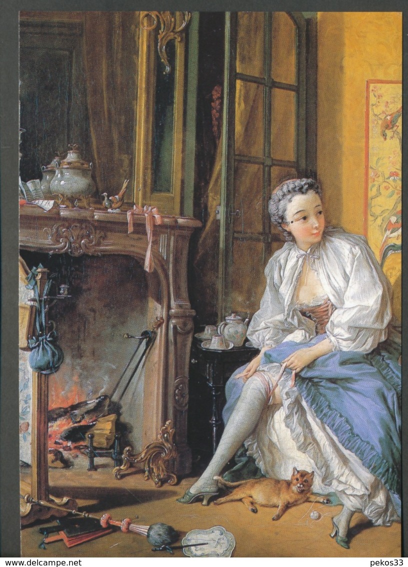 Ansichtskarten     MAGNET - François Boucher - Die Toilette - Advertising