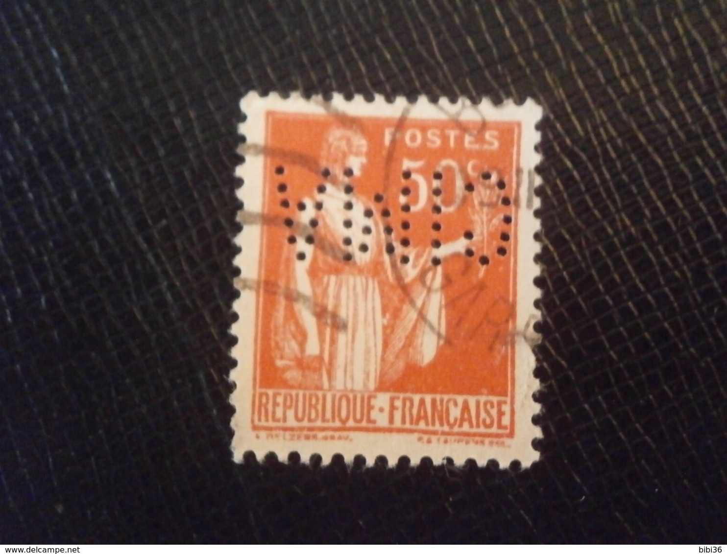 FRANCE TIMBRE PAIX 283 CIMA176 PERFORE PERFORES PERFIN PERFINS PERFO PERFORATION PERFORIERT LOCHUNG PERFORATI PERCE - Autres & Non Classés