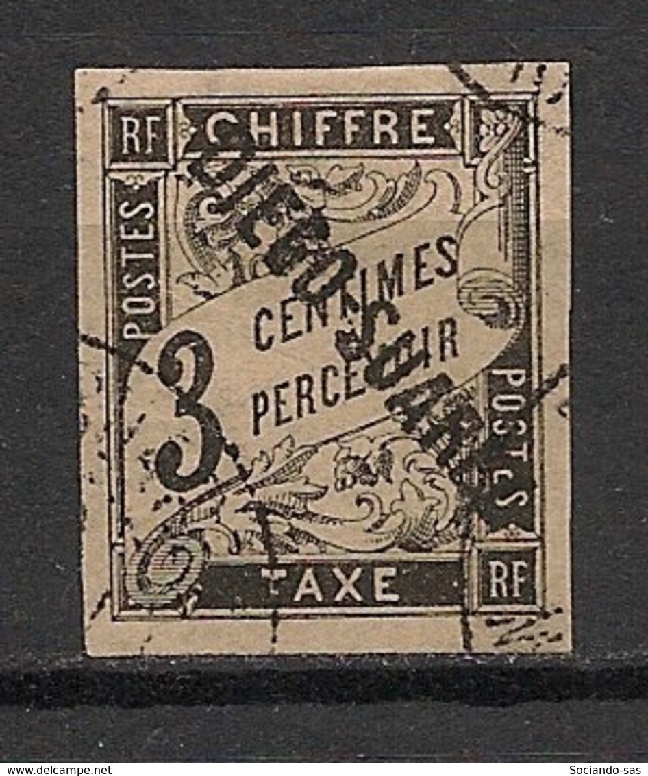 Diego-Suarez - 1892 - Taxe TT N°Yv. 5 - 3c Noir - Oblitéré / Used - Oblitérés