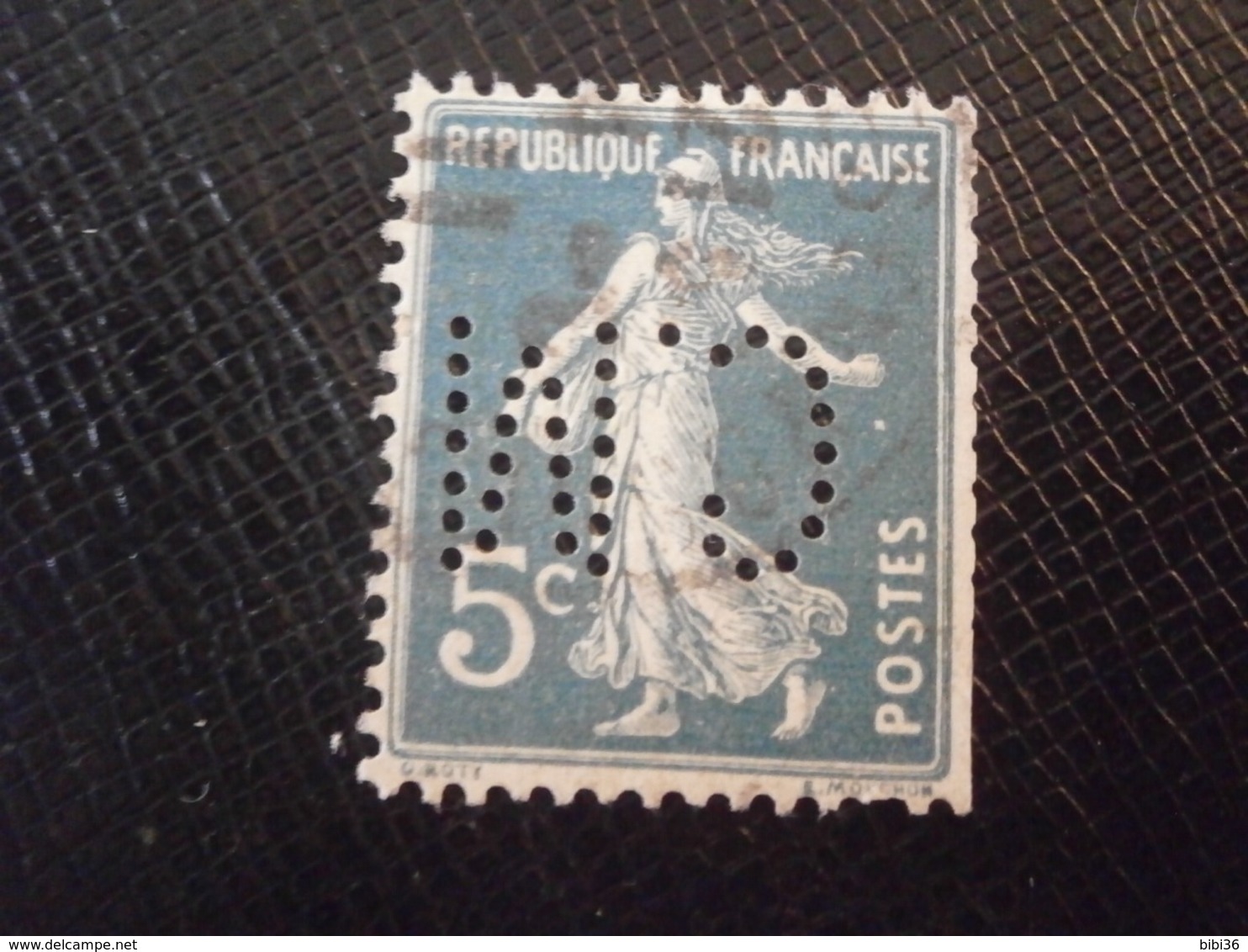 FRANCE TIMBRE SEMEUSE 137 CM261 PERFORE PERFORES PERFIN PERFINS PERFO PERFORATION PERFORIERT LOCHUNG PERFORATI PERCE - Autres & Non Classés