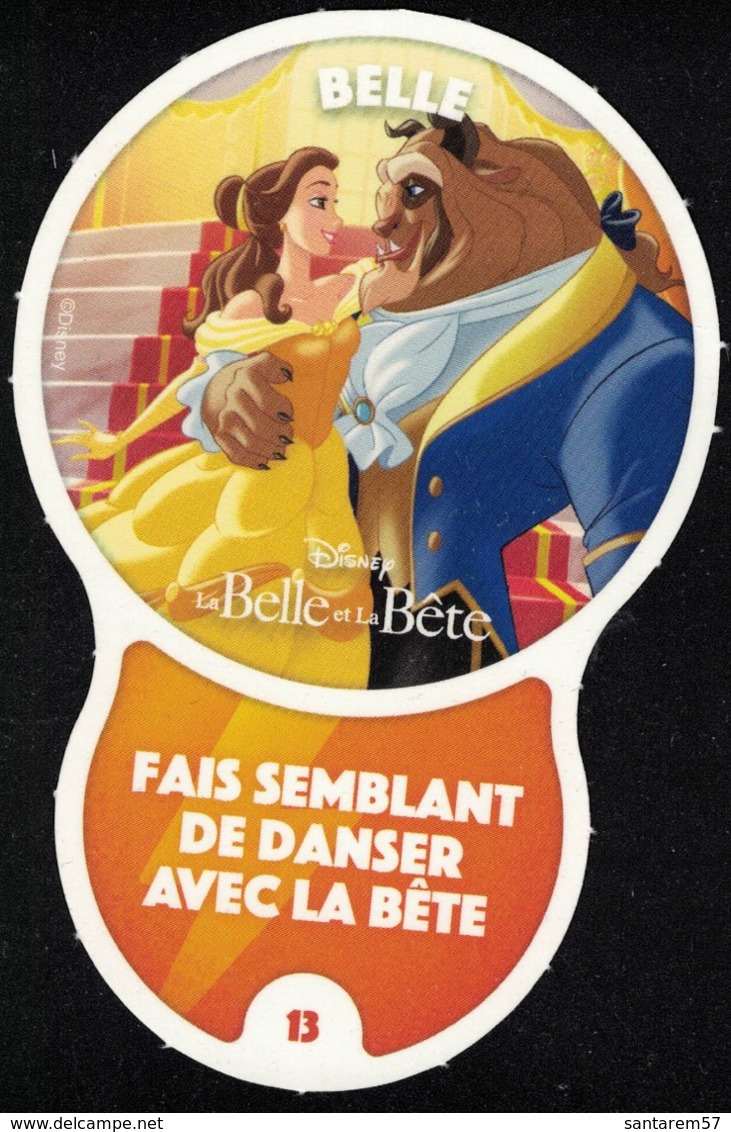 Carte à Collectionner Disney Auchan Les Défis Challenge Belle 13 / 96 - Sonstige & Ohne Zuordnung