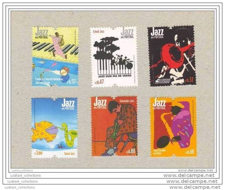 SET STAMPS MNH PORTUGAL 2009 MUSIC JAZZ PIANO SAXOPHONE MUSIQUE - Unused Stamps