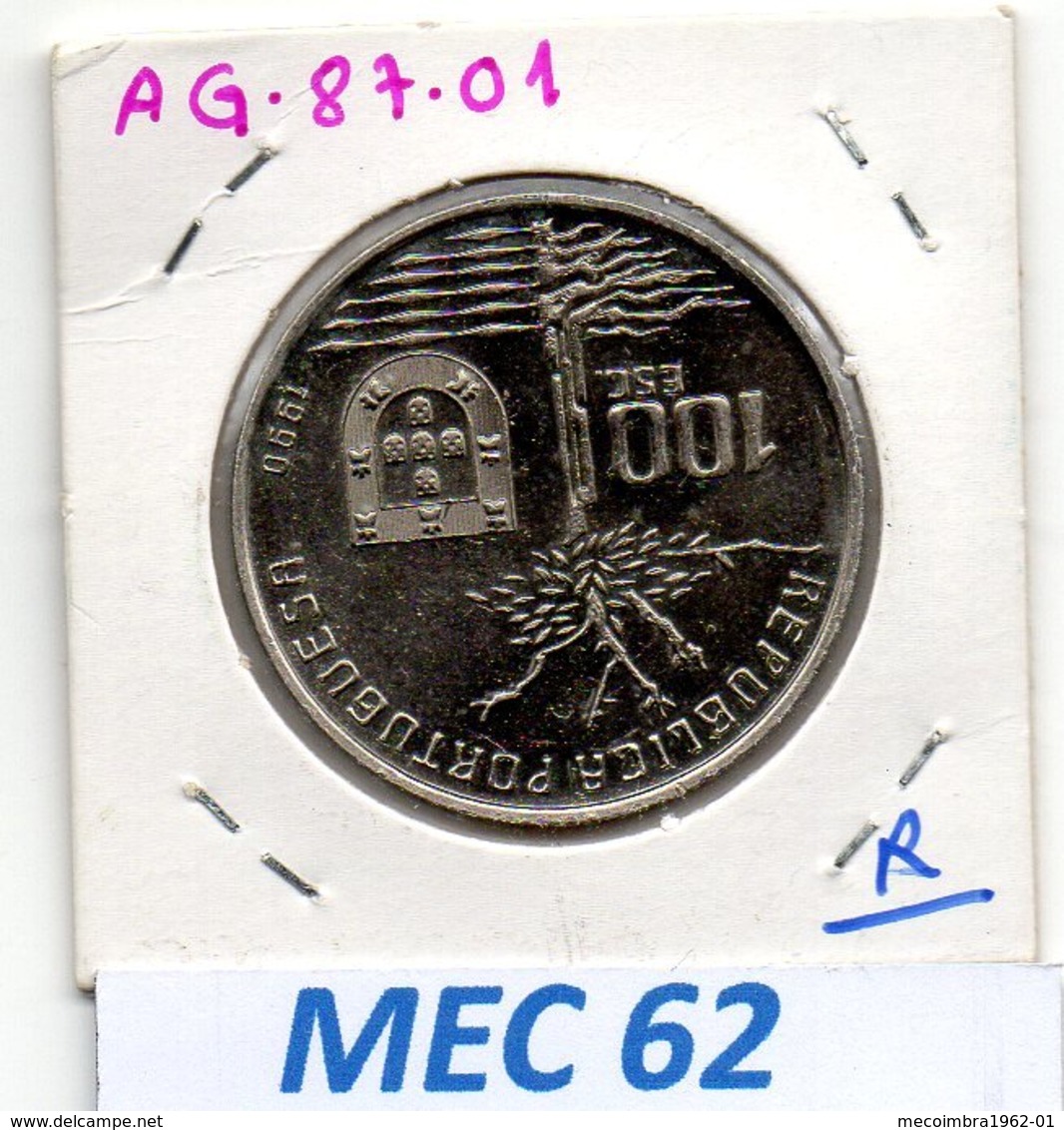 MEC 62 * 100 Escudos 1990 Camilo Castelo Branco * Portugal - Portugal