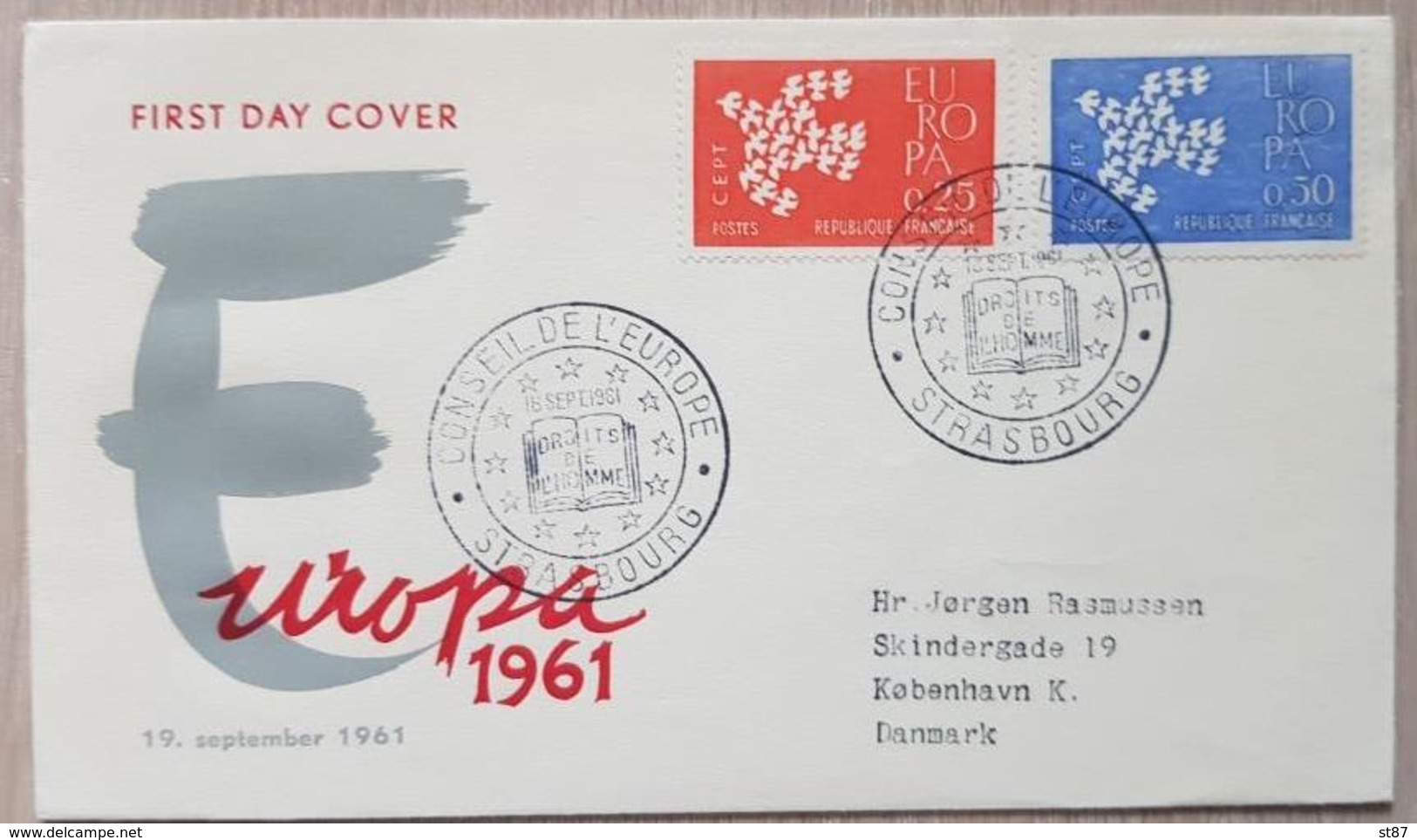 France FDC 1961 Europa - Sonstige & Ohne Zuordnung