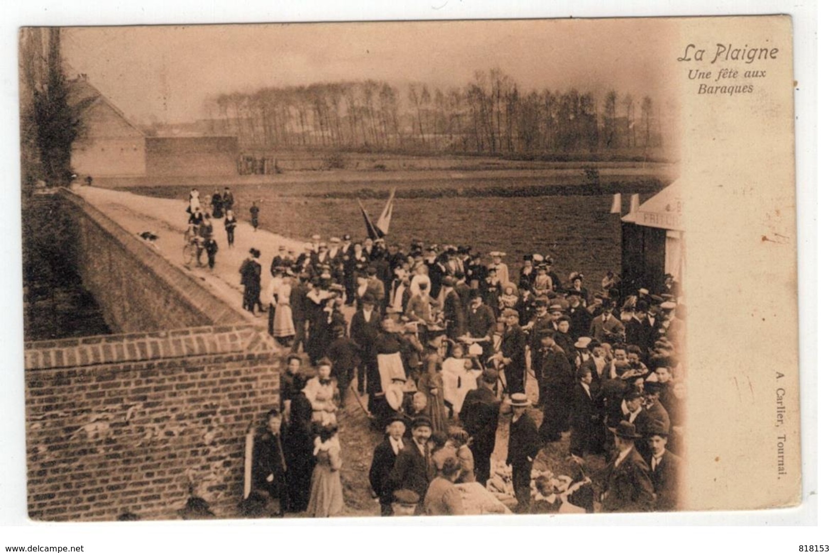 Laplaigne La Plaigne  Une Fête Aux Baraques 1906 - Brunehaut