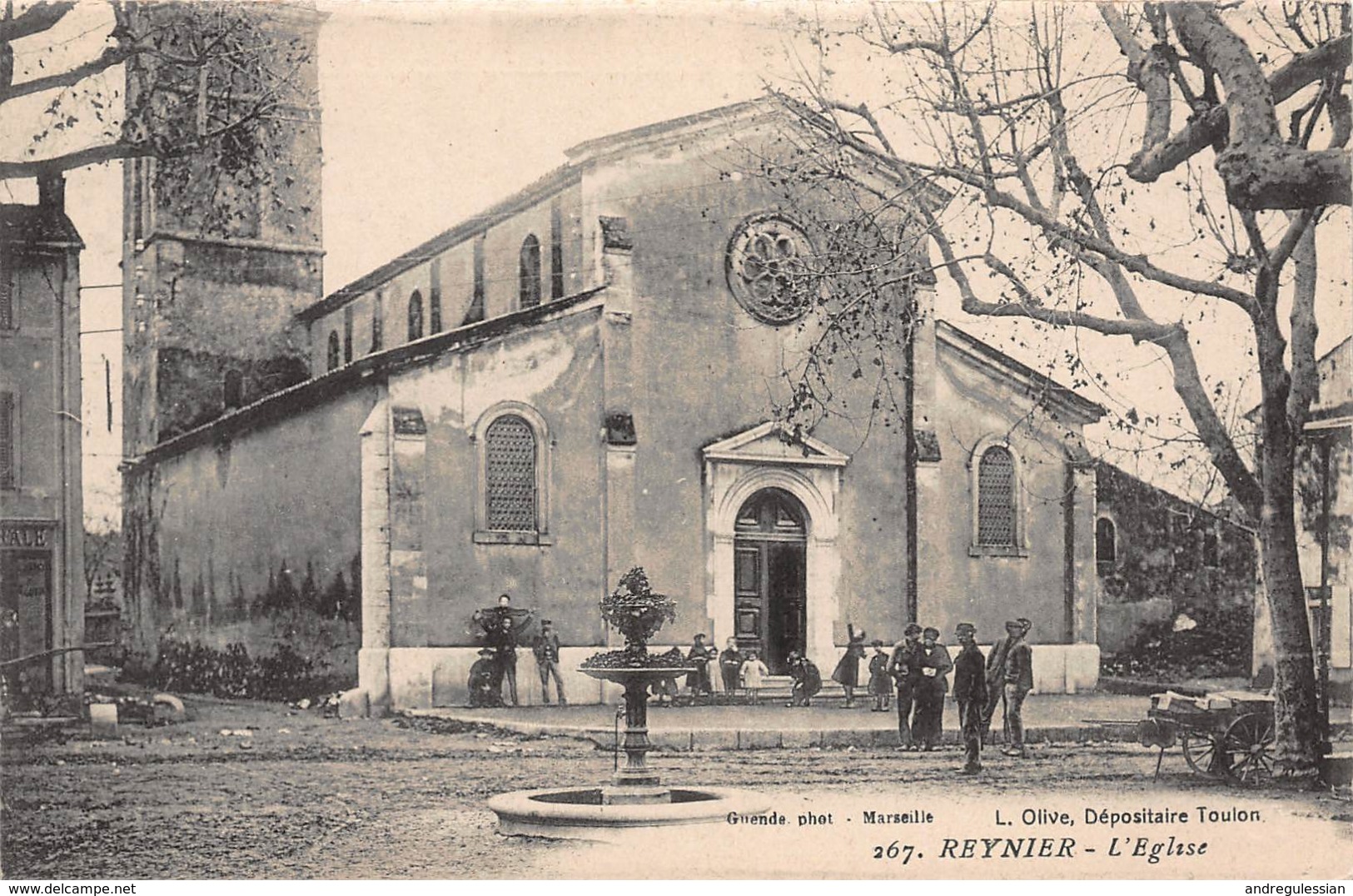 CPA REYNIER - L' Eglise - Autres & Non Classés