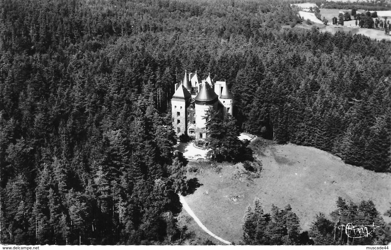 NOIRETABLE - LE CHATEAU VUE AERIENNE - Noiretable