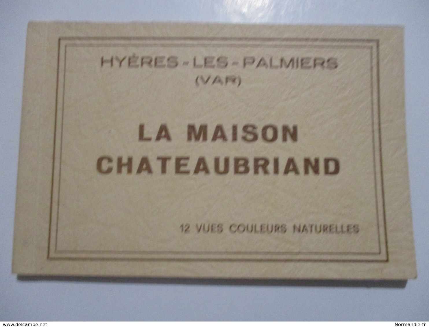 RARE CARNET 12 CARTES COULEURS CP 83 HYÈRES LES PALMIERS V1970 LA MAISON CHATEAUBRIAND / CENTRE MÉDICAL COL. PAGLIERI BE - Hyeres