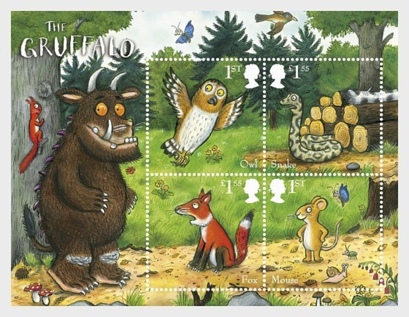 Great Britain 2019 The Gruffalo Miniature Sheet MNH Postfrisch - Unused Stamps