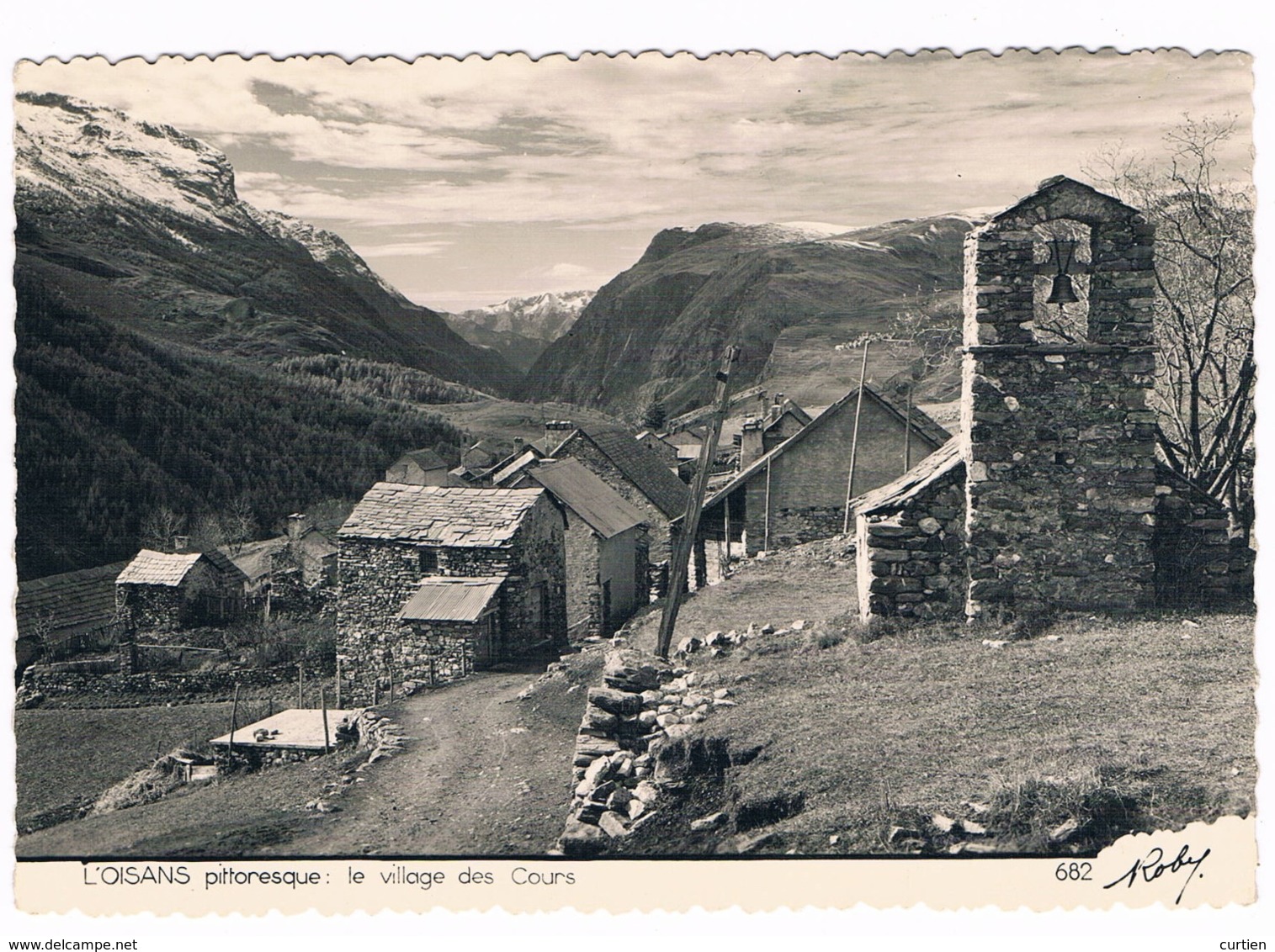 L' OISANS . Village Des COURS  38  Jolie Vue A Reconnaitre - Otros & Sin Clasificación