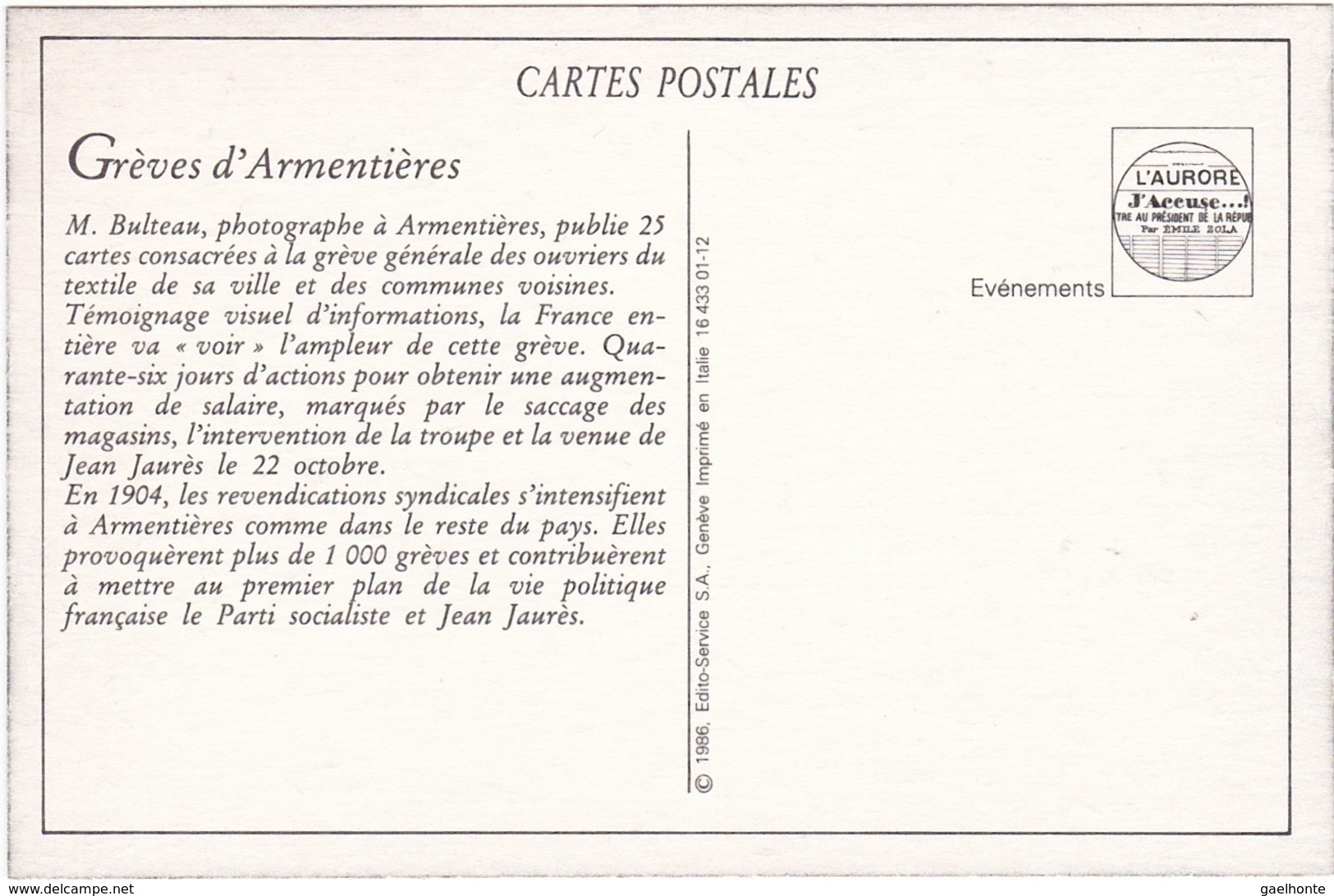 RD041 ARMENTIÈRES - UN COIN DE LA GRAND' PLACE PENDANT LES GRÈVES DE 1904, DEVANT LA PHARMACIE - Strikes