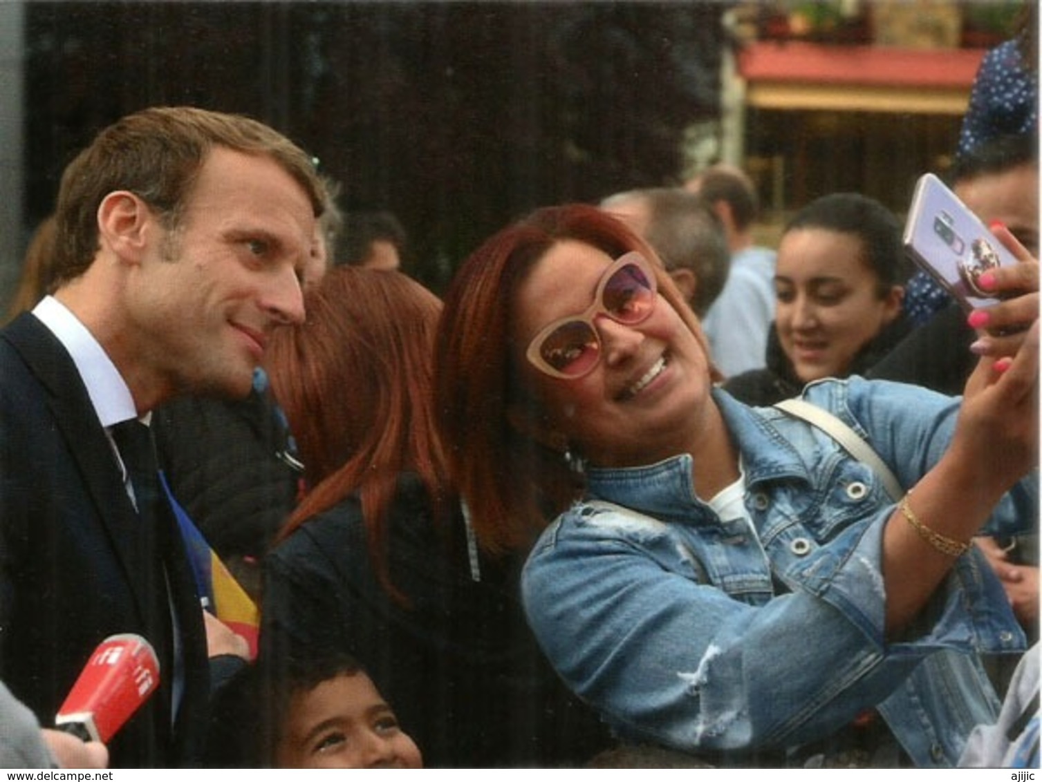 ANDORRA. Visite Du President Francais E Macron,Co-Prince D'Andorre,Septembre 2019, Au Dos Timbre Charlemagne - Storia Postale