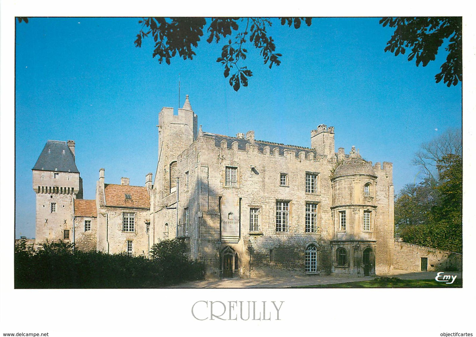 CREULLY Le Chateau De Creully Bati Sur Des Assises 3(scan Recto Verso)ME2690 - Other & Unclassified