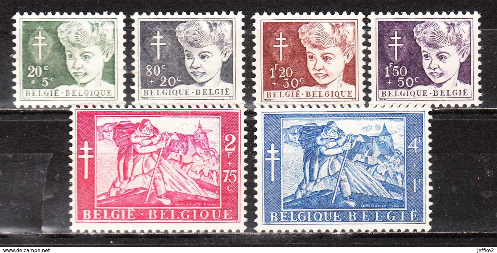 955/60*  Antituberculeux - Série Complète - MH* - LOOK!!!! - Unused Stamps