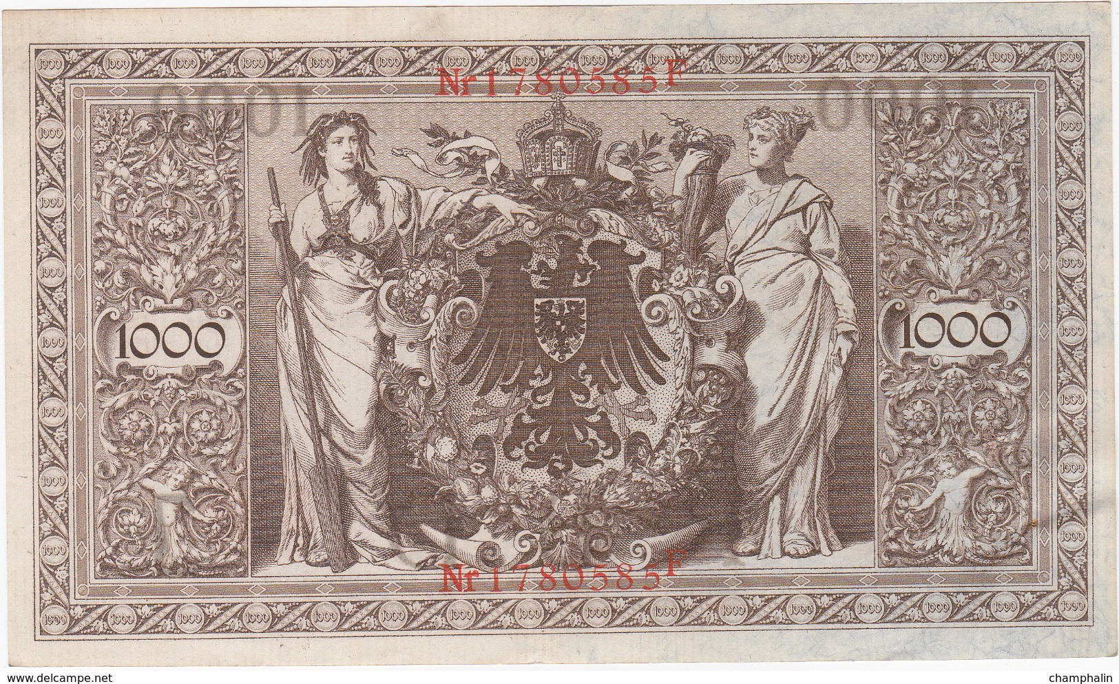 Allemagne - Billet De 1000 Mark - 21 Avril 1910 - Rouge - 1000 Mark