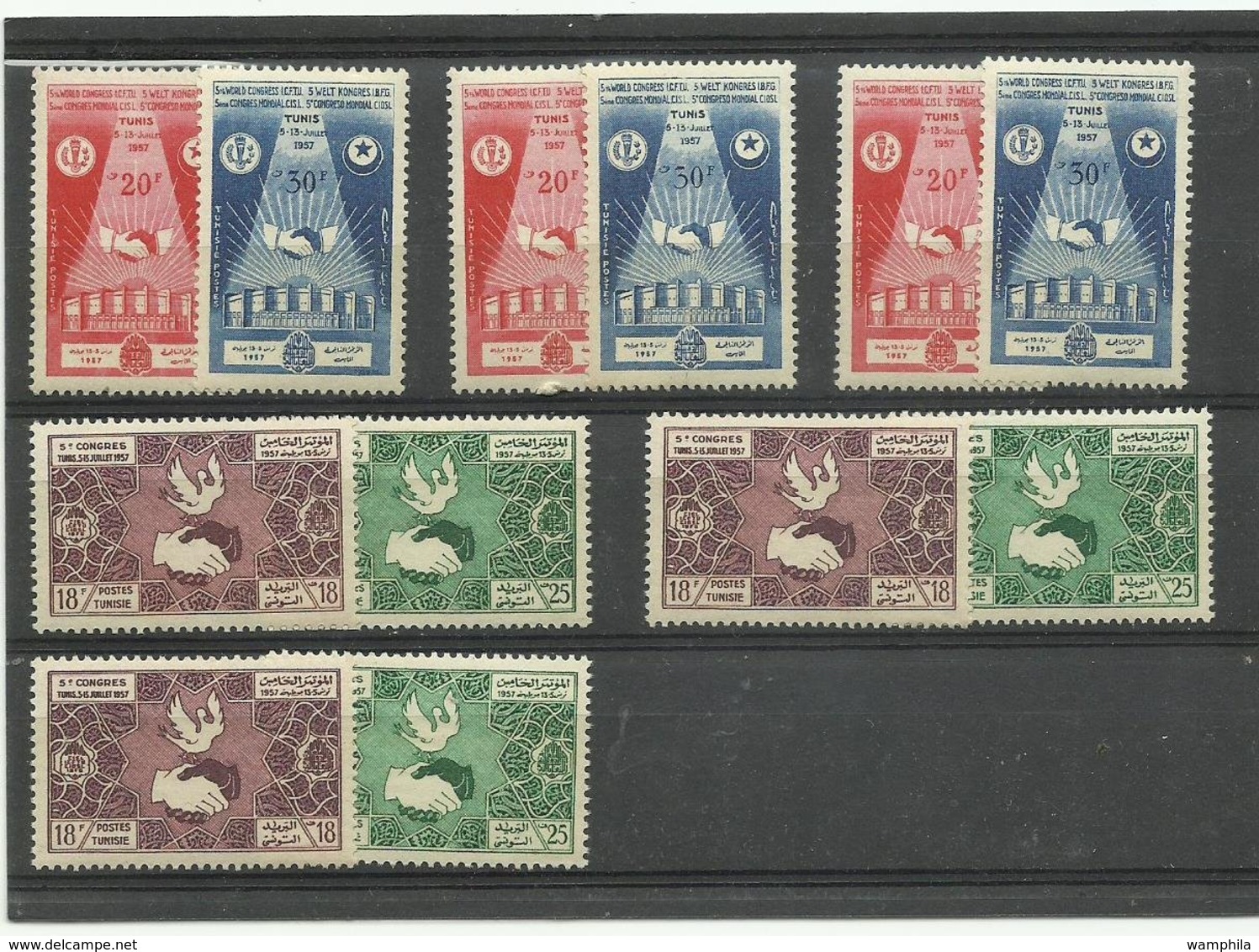 Tunisie, Un Lot De Timbres Neufs**/ */ Oblitérés (9 Scanns) - Neufs