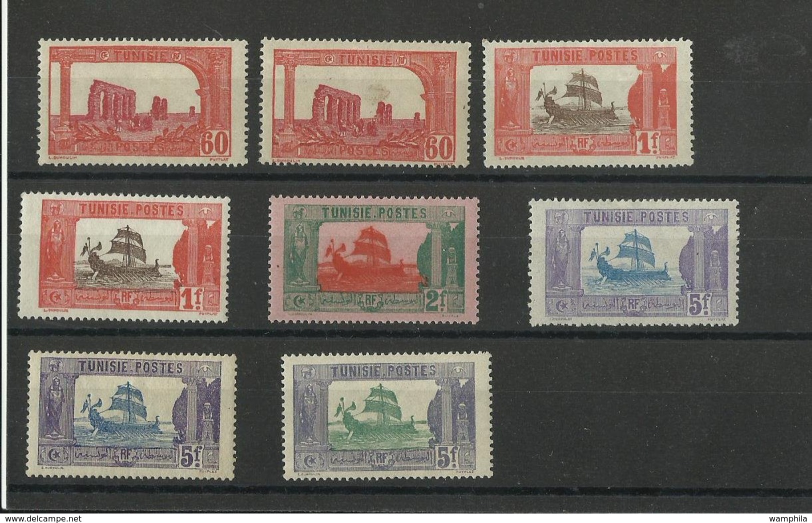 Tunisie, un lot de timbres neufs**/ */ Oblitérés (9 scanns)