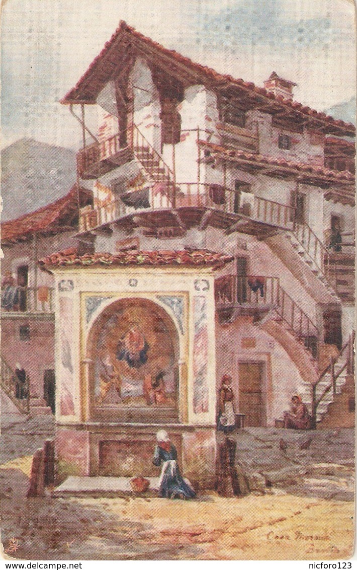 "A. E Guerin. Casa Mocandi. Baveno, Northern Italy" Tuck Oilette Postcard # 9916 - Tuck, Raphael