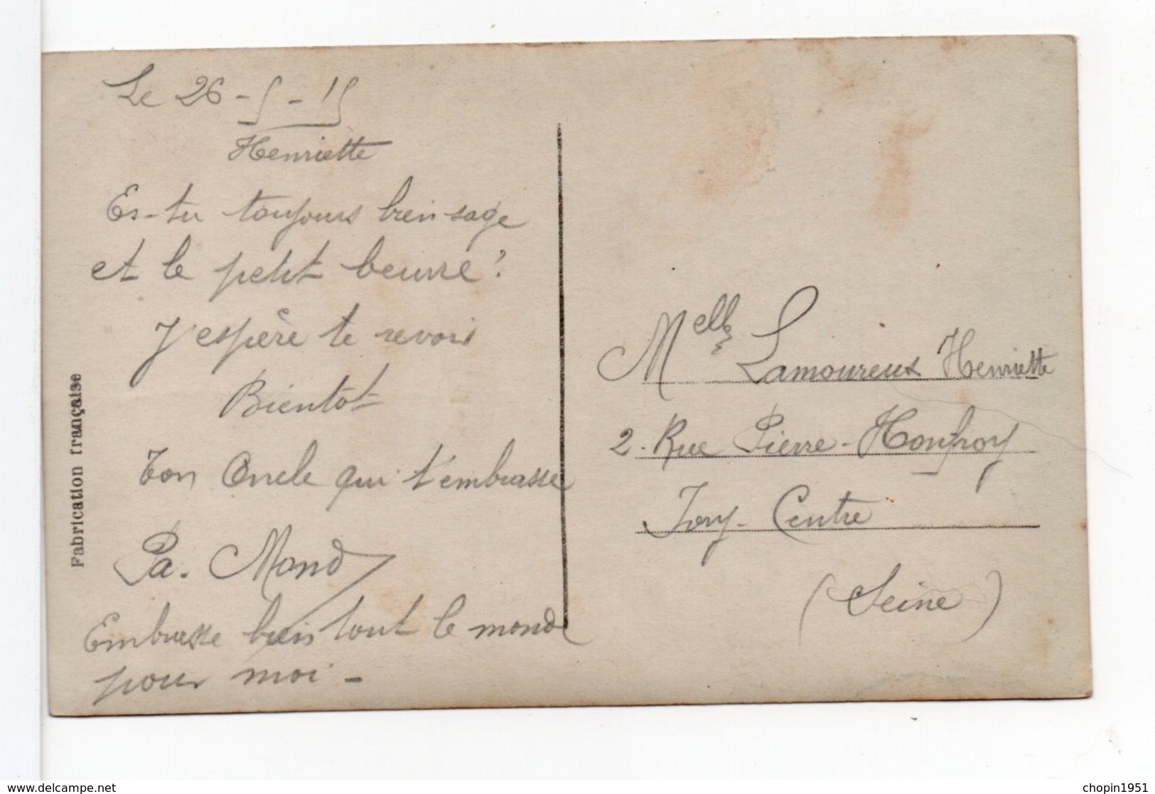 CPA - ENFANT - LETTRE AU PÈRE MILITAIRE - Scènes & Paysages