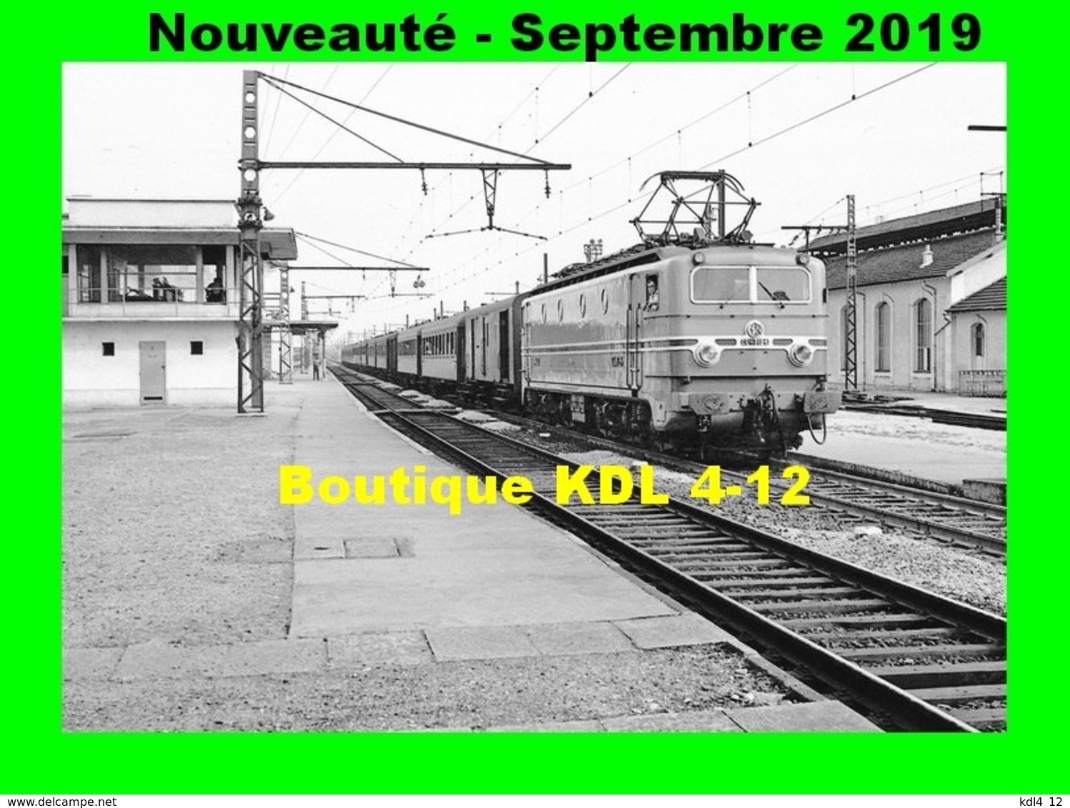 AL 605 - Train - Loco CC 7125 En Gare De MORET-LES-SABLONS - Seine Et Marne - SNCF - Eisenbahnen