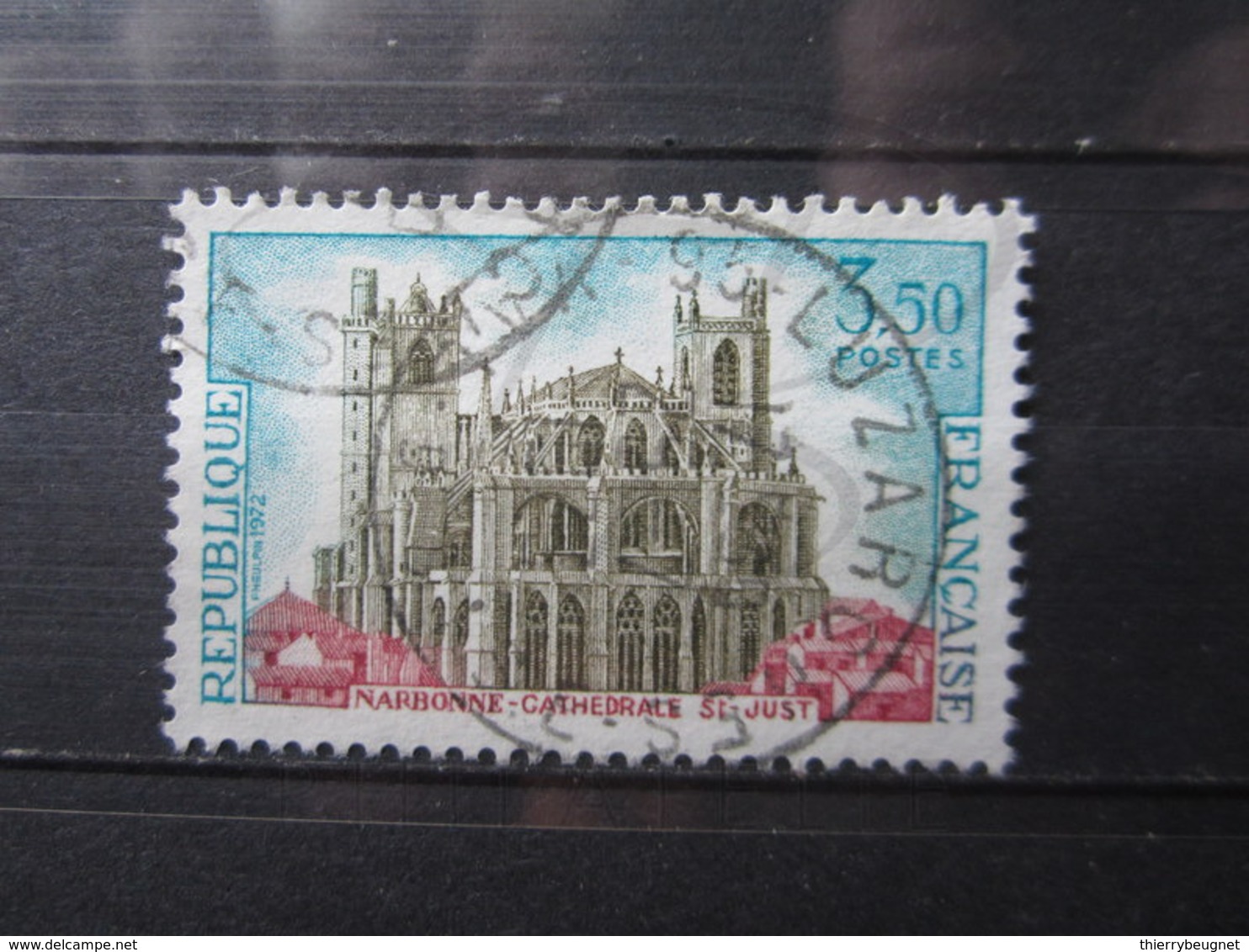 VEND BEAU TIMBRE DE FRANCE N° 1713 , OBLITERATION " LUZARCHES " !!! - Usati