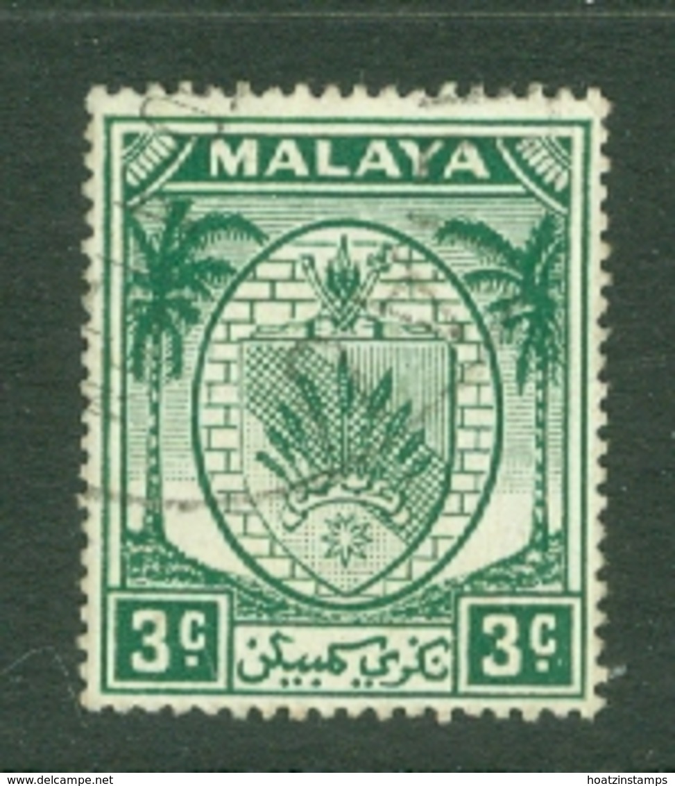 Negri Sembilan: 1949/55   Arms     SG44    3c     Used - Negri Sembilan