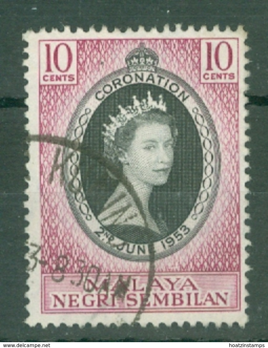 Negri Sembilan: 1953   Coronation      Used - Negri Sembilan