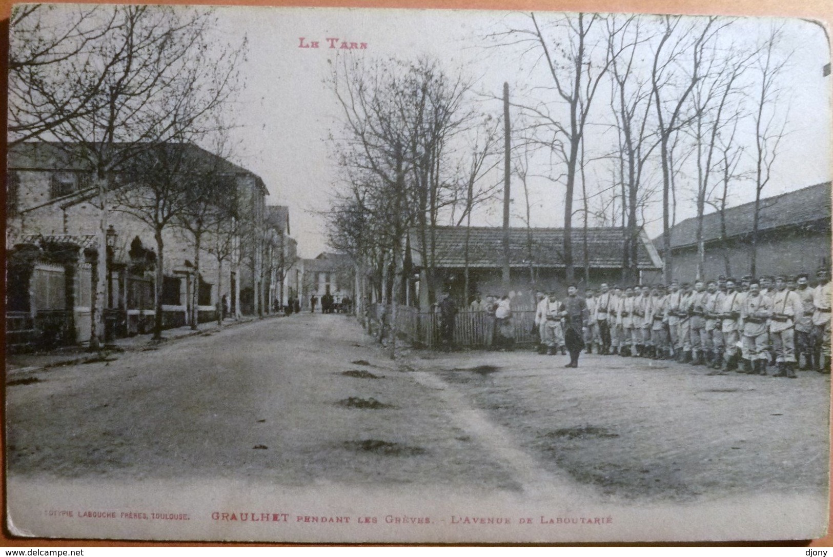 Le Tarn - 81 - Graulhet Pendant Les Grèves - L'avenue De Laboutarié - Graulhet