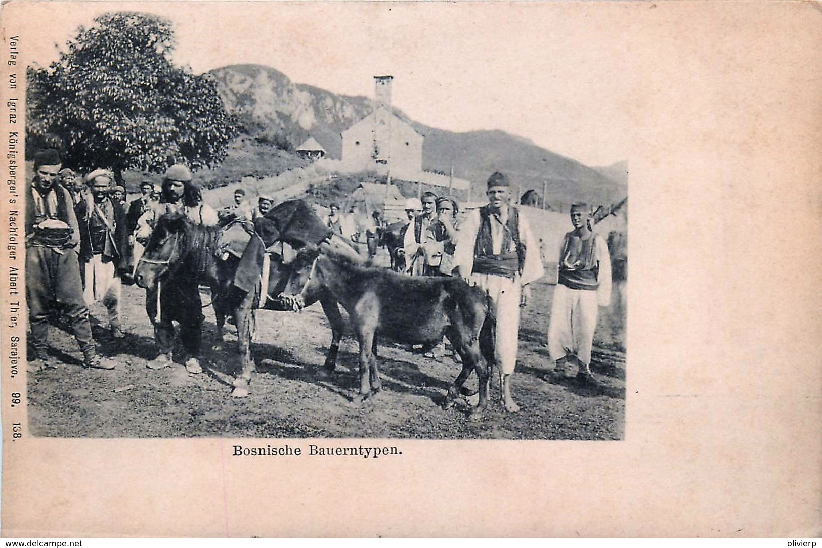 Bosnie - Bosnische Bauerntypen - Bosnie-Herzegovine