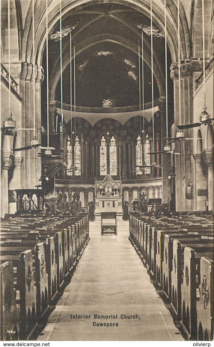 Inde - Massacre De Bibighar - Cawnpore - Interior Memorial Church - Guerres - Autres