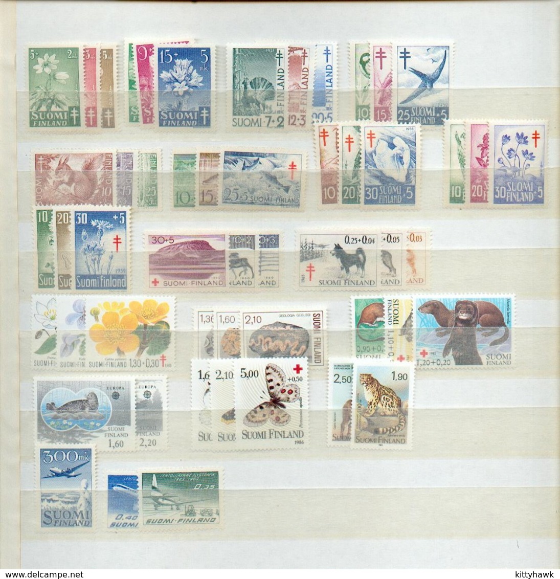 Col 103 - FINLANDE - Petite Collection De 52 Timbres En Séries Complètes + 1 Carnet - Qualité **/* - Sammlungen