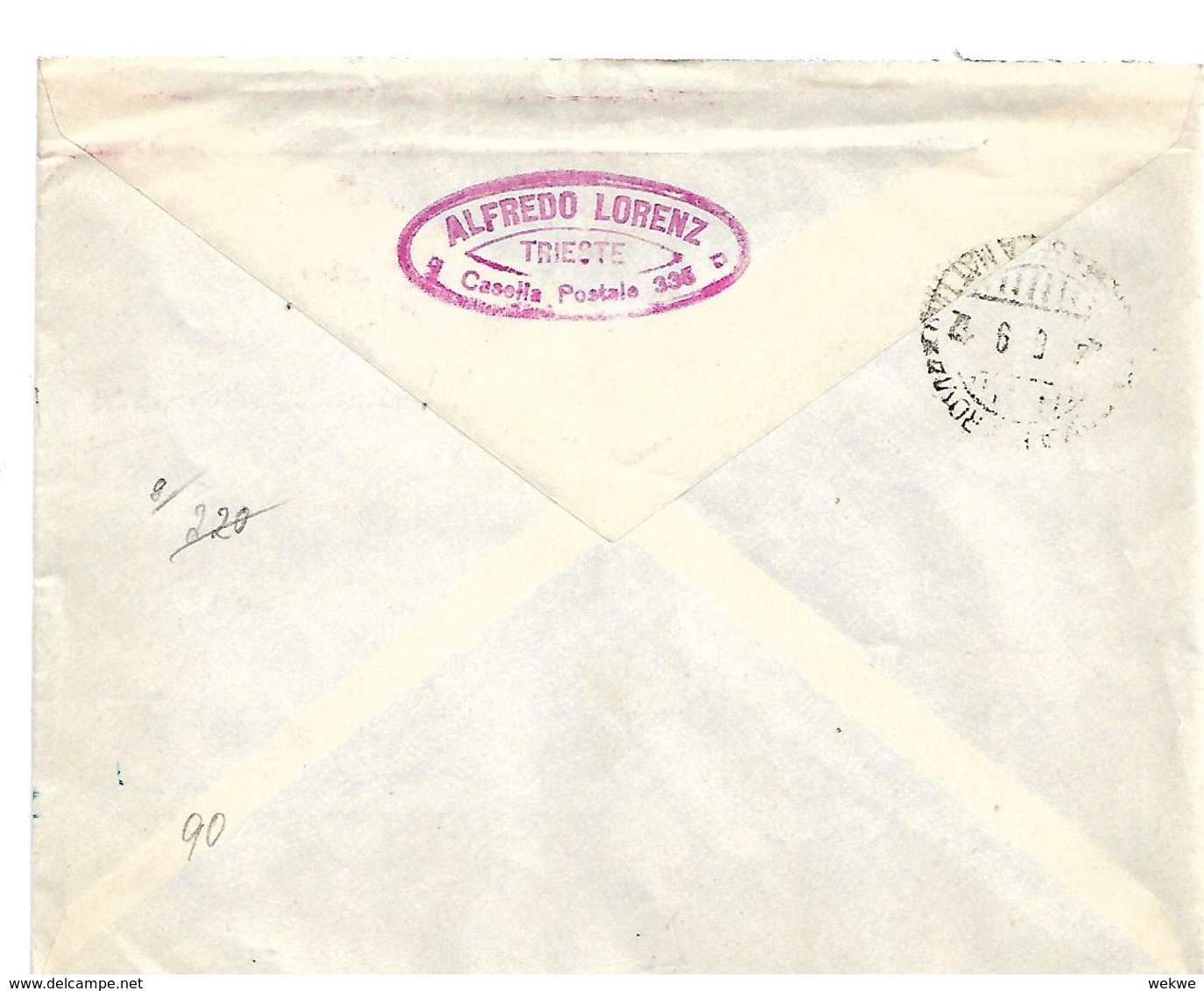 SM013/ Luftpost Express-Einschreiben, Pegasus San Marino Nach Dänemark - Briefe U. Dokumente