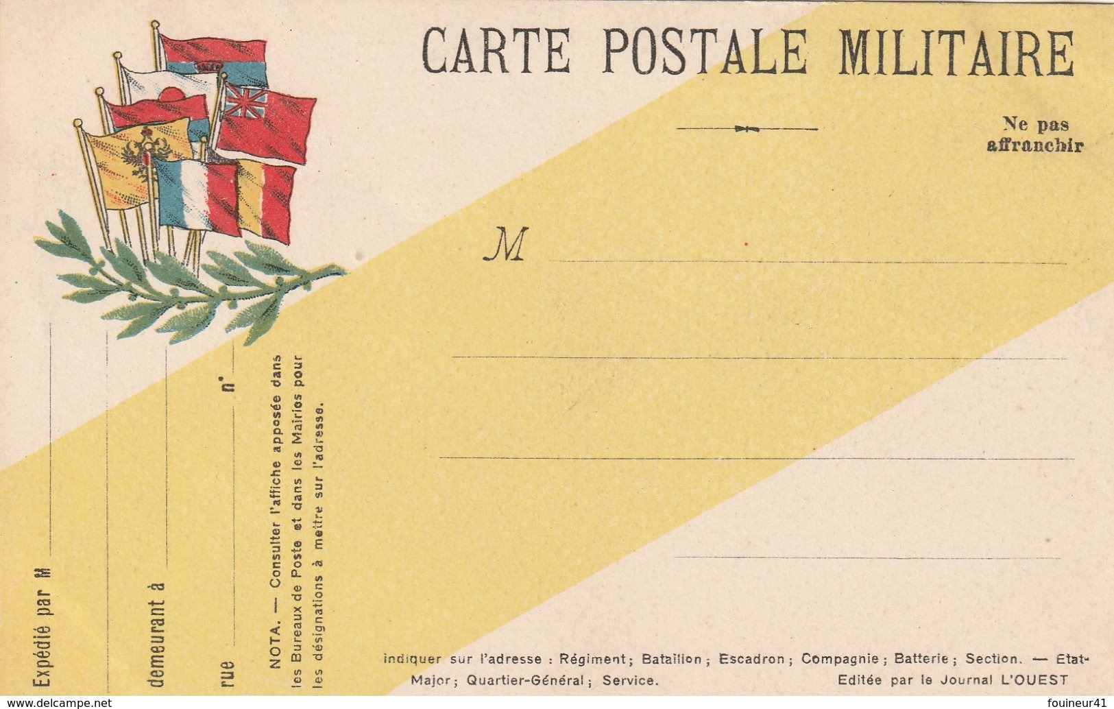 Carte Postale Militaire - War 1914-18