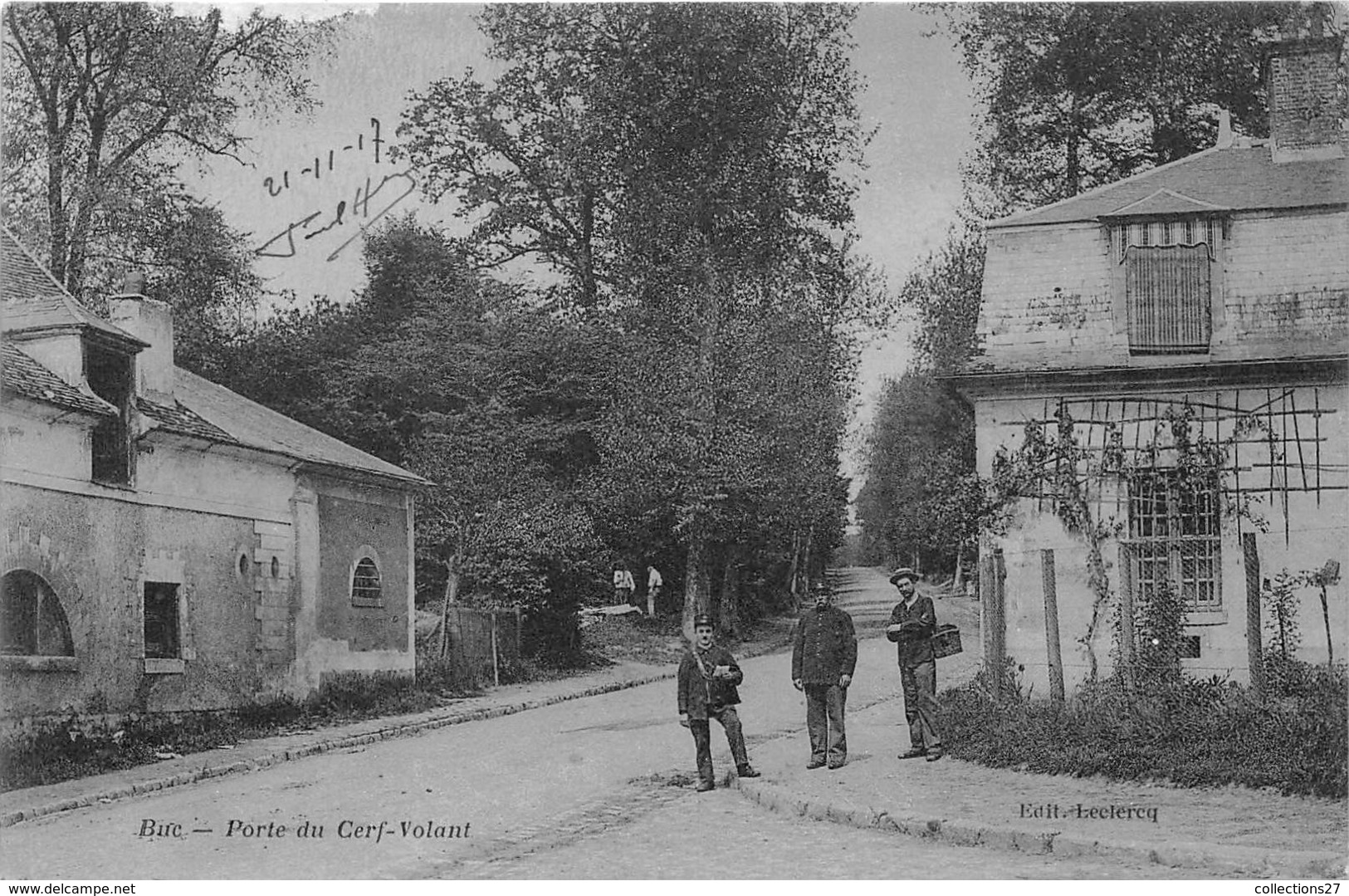 78-BUC- PORTE DU CERF-VALANT- VOIR FACTEUR - Buc