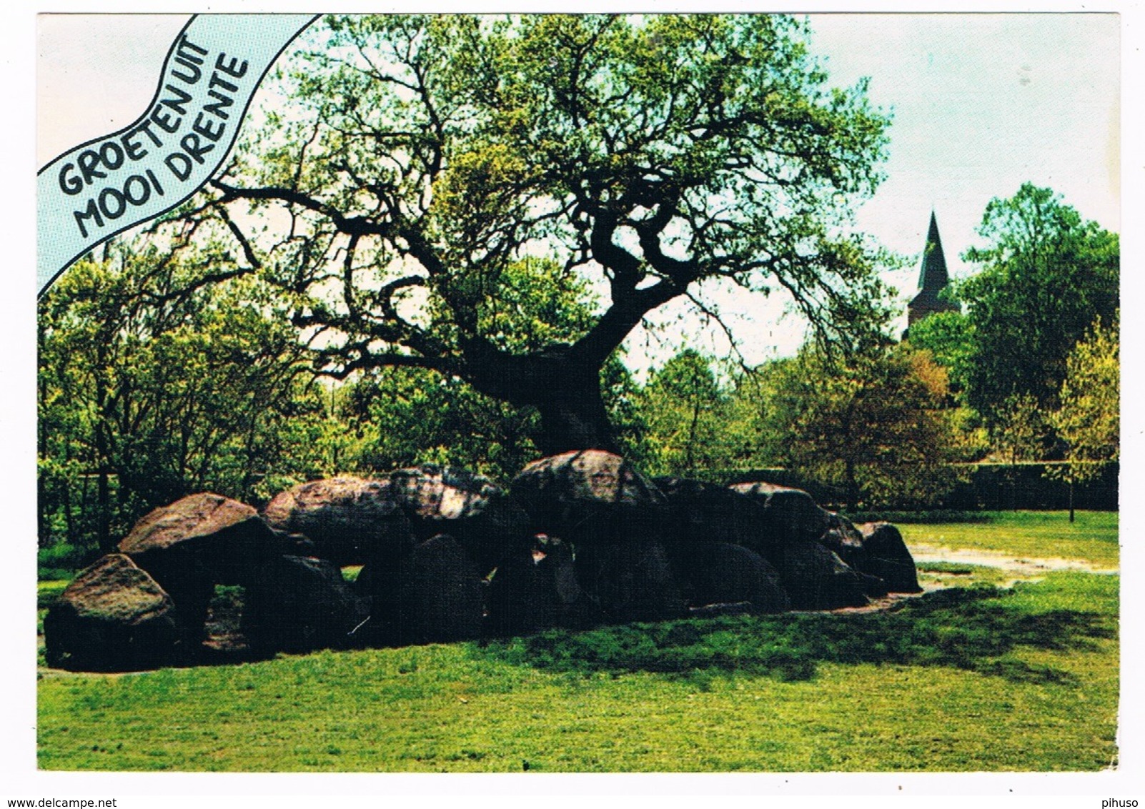 HUN-27   DOLMEN At ROLDE ( Hunebed ) - Dolmen & Menhirs