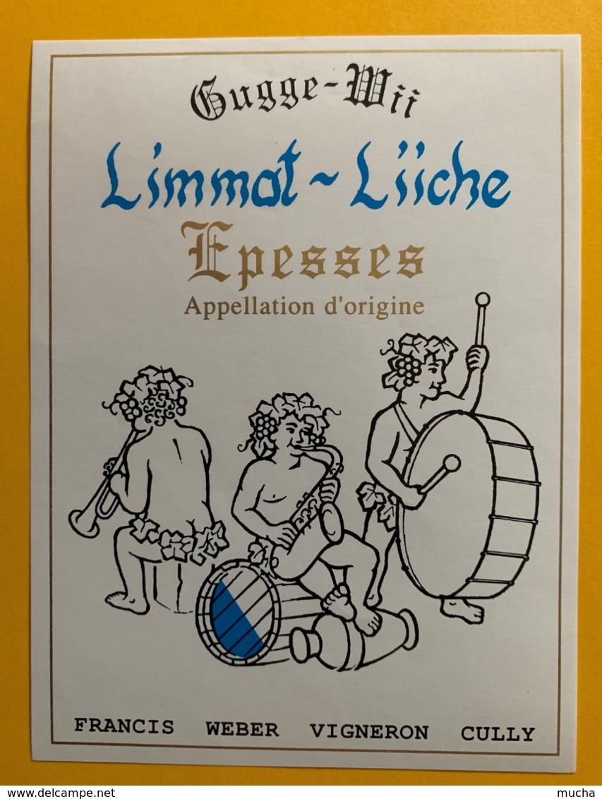 11741 - Gugge-Wii Limmat-Lüche Epesses Francis Weber Suisse - Musique