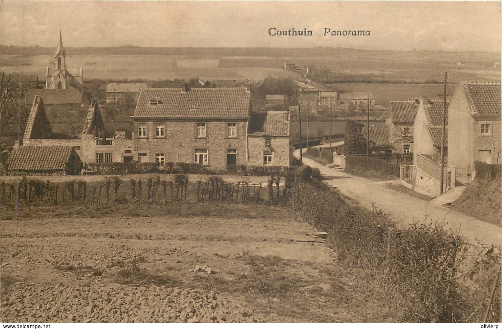 Héeon - Couthuin - Panorama - Héron