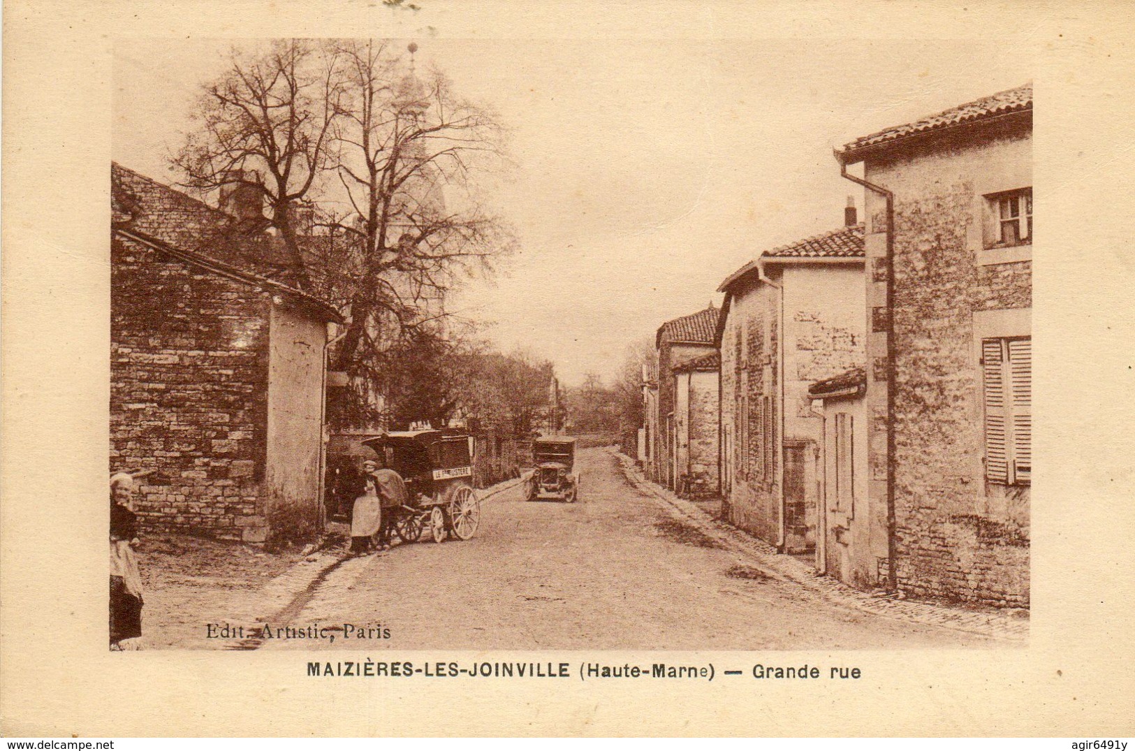 MAIZIERES LES JOINVILLE - 52 - Grande Rue - Automobile - Attelage - 80254 - Other & Unclassified