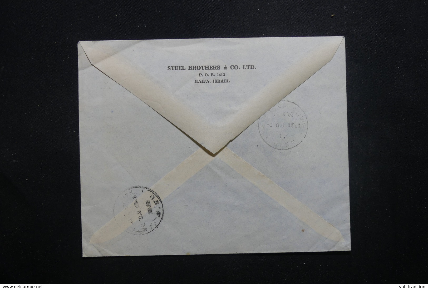ISRAËL - Affranchissement Mécanique De Tel Aviv Sur Enveloppe Commerciale En 1951 Pour Haïfa - L 42947 - Brieven En Documenten