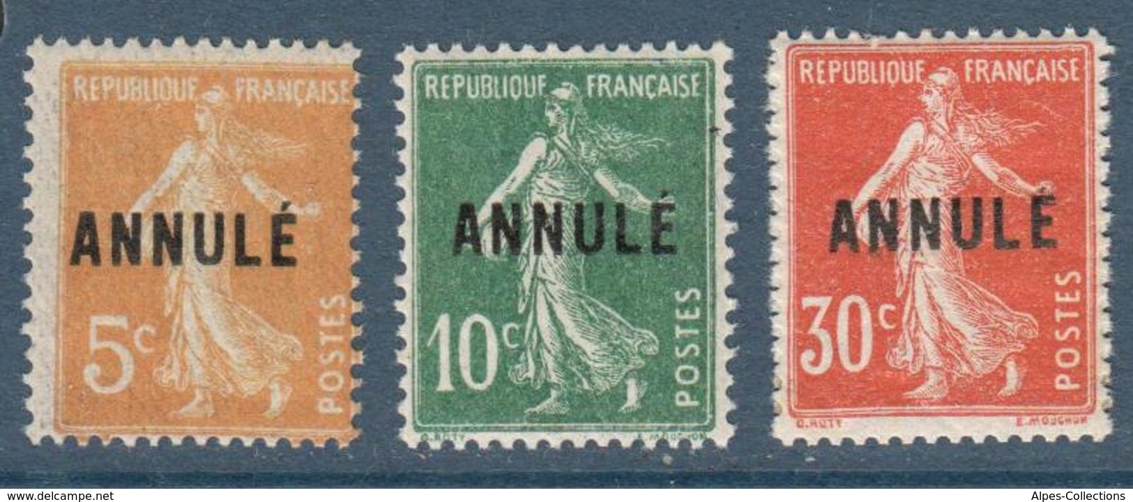 088- Timbres YT 158-159-160 CI - Cours D'instruction - Cursussen