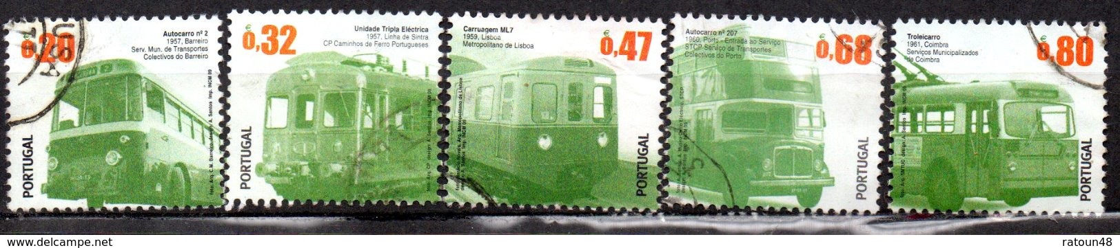 Série Complète "moyens De Transports " - OB - Lot N° 3358 à 3362- - Oblitérés