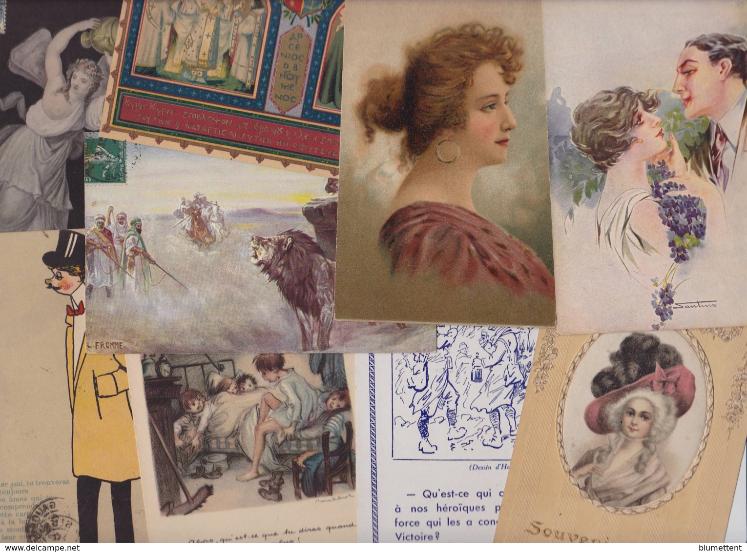 Lot 2190 De 10 CPA Illustrateurs Divers Dont Femmes Déstockage Pour Revendeurs Ou Collectionneurs - 5 - 99 Postcards