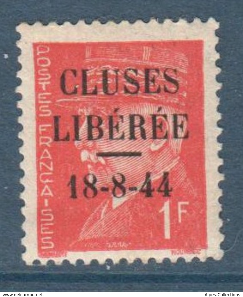 089- Timbre Libération Cluses - 1944 - Libération