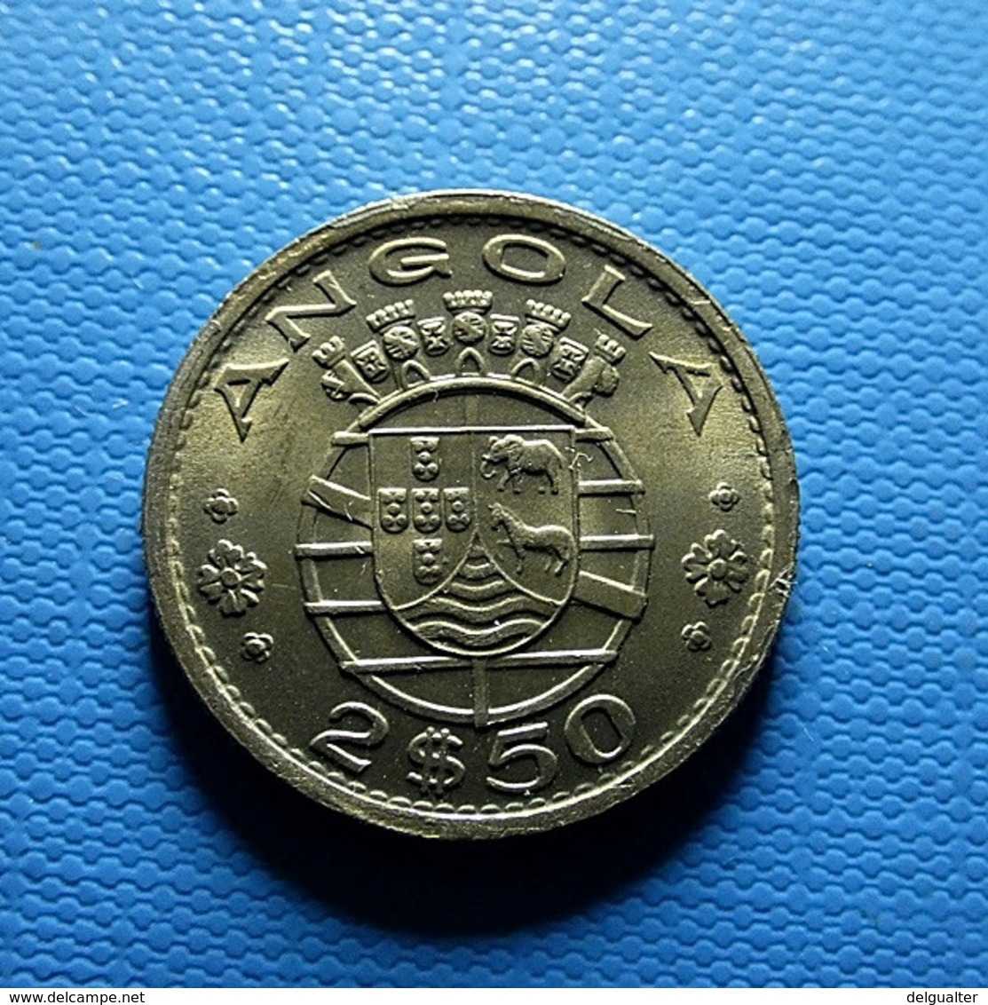 Portuguese Angola 2 1/2 Escudos 1969 - Portogallo