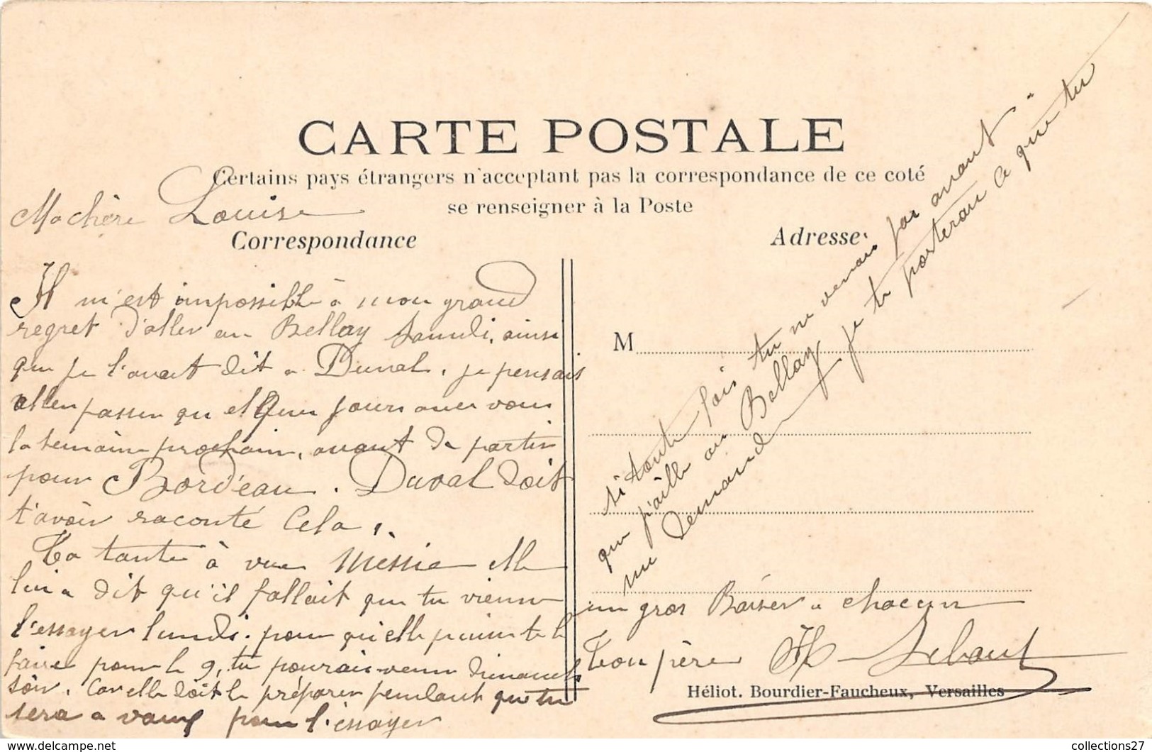 78-VAUX- POSTES ET TELEGRAPHES - Vaux De Cernay