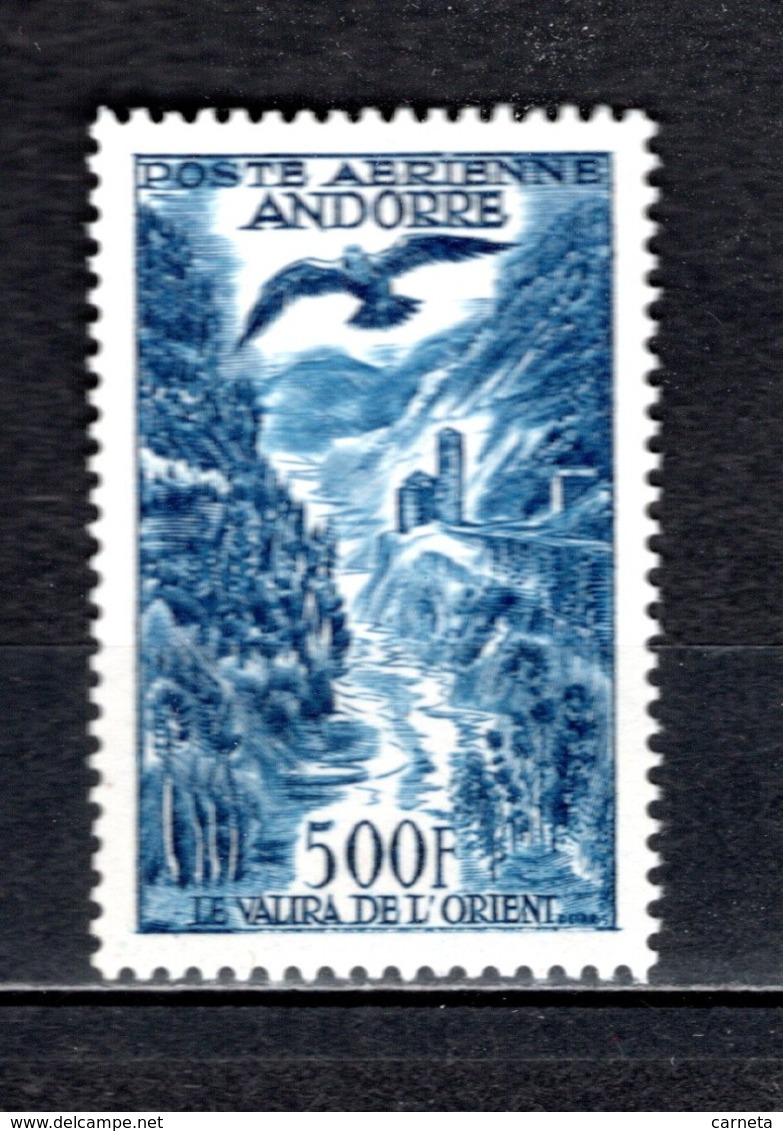 ANDORRE PA N° 4  NEUF AVEC CHARNIERE COTE  75.00€  PAYSAGE  OISEAUX  ANIMAUX - Airmail